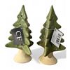 Image 1 : 96 Pcs Tree Stoneware 6" Figurine Olive Green (Christmas Forever - XM-N6161)