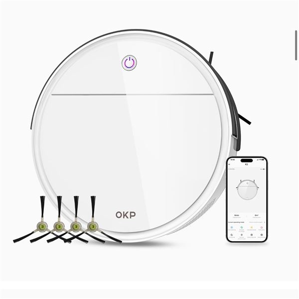 New in Box - OKP Robotic Vacuum Cleaner (Model K5) - RV: $299 CAD