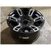 Image 3 : Set of 2 - Ruffino Hard Heavy Duty Alloy Wheels (17 x 9") - Satin Black - Milled Window