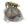 Image 1 : 5 Pcs Woven Sun Hats and Pair of Wooden Elephants