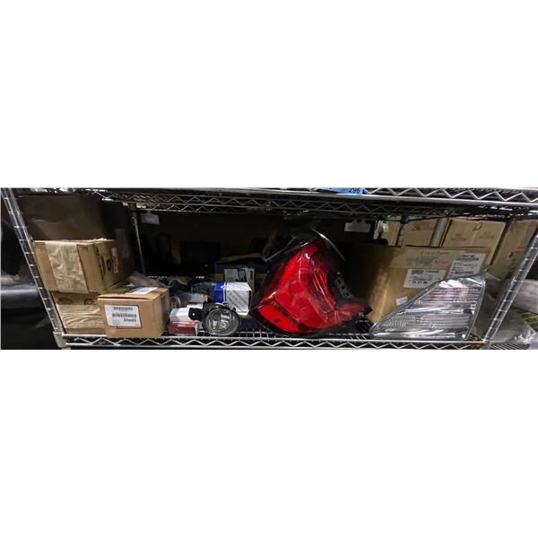 Mixed Car Lighting and Electrical Components - Tail Lamps, Fog Lamps, Sensors, and More