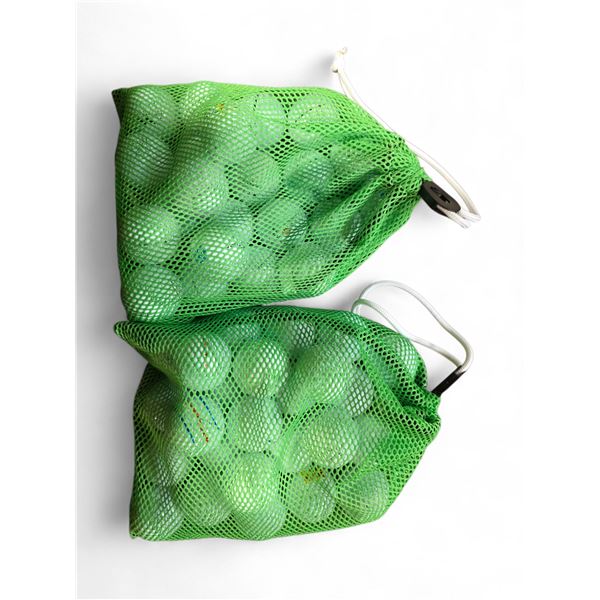 2 Mesh Bags of Titleist Assorted Models Golf Balls