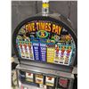 Image 2 : Vintage Five Times Pay Slot Machine - Untested