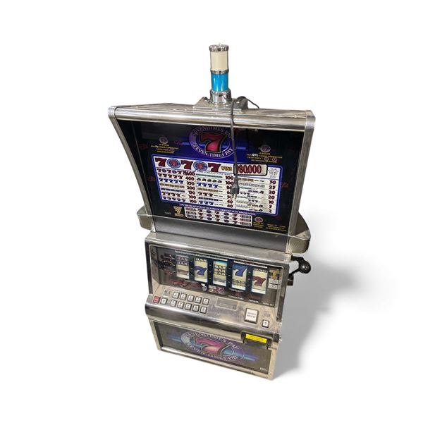 Vintage Seven Times Pay Slot Machine - Untested