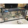 Image 2 : Group of 2 Aquarium Tanks - approx. 24" & 30", with Decors