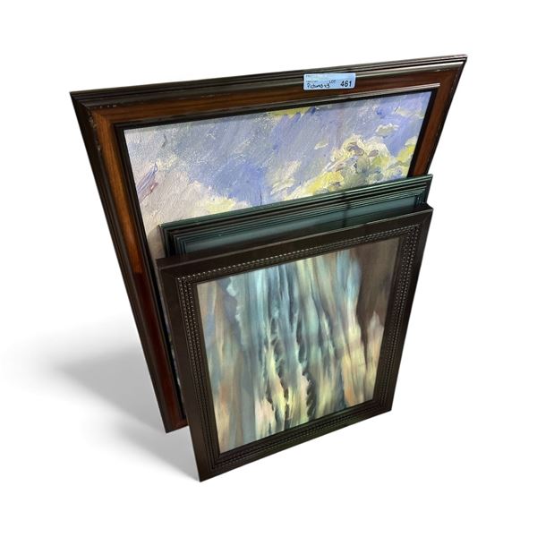 Movie Set Dec Group of 3 Art Framed - approx. 29" x 41" for the biggest