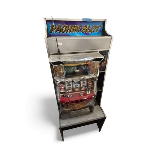 Vintage Pachin Slot Casino Machine - w/ Keys, Working Condition