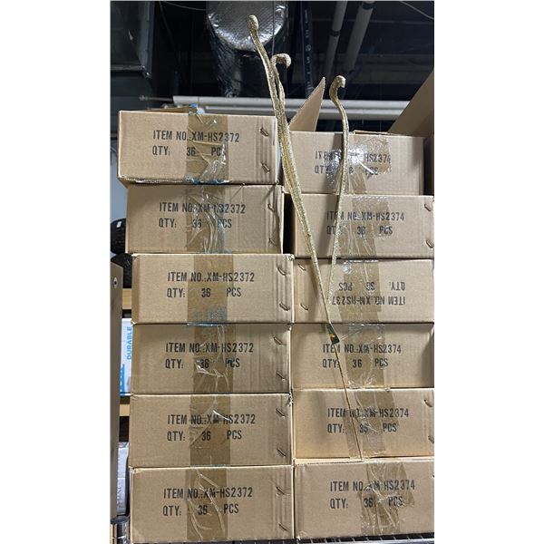 432 Pcs (11 Boxes) Glitter Christmas Curly Decorative Stick - Various Colour (Christmas Forever - XM