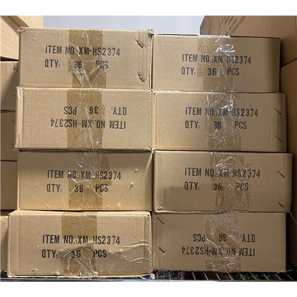 288 (8 Boxes) Glitter Christmas Curly Decorative Stick - Gold (Christmas Forever - XM-HS2374)