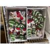 Image 2 : Assorted Ornaments & Decor Includes Mice, Santa, Hope & Oval Metal Wall, LED Canvas (Christmas Forev