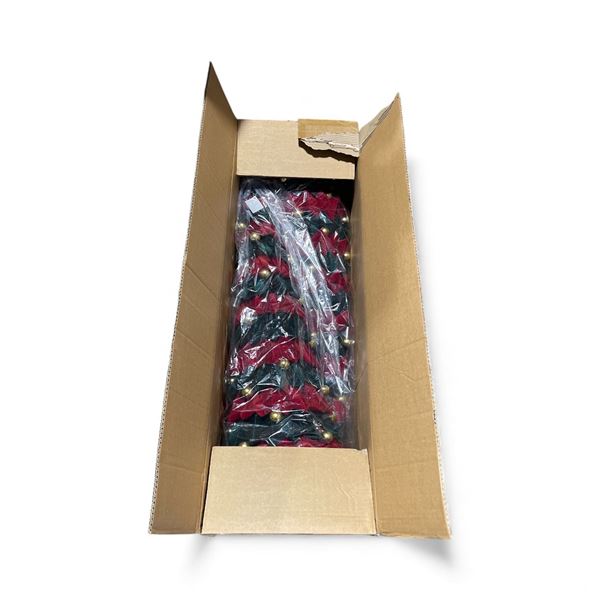 2 Pcs Cone Tree Velvet Deep Red (Christmas Forever - XM-Z7084)