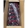 Image 2 : 2 Pcs Cone Tree Velvet Deep Red (Christmas Forever - XM-Z7084)