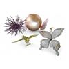 Image 1 : Shelf of Mixed Ornaments & Decor: Bird, Butterfly, and Ball Ornaments (Christmas Forever - Various M