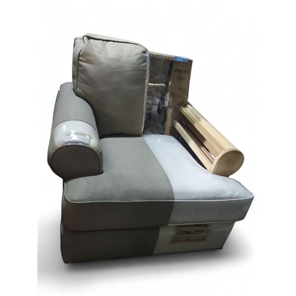 Decor-Rest Showroom Display Sofa - Pine Frame - Approx H35" x 38" x 38"