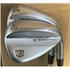 Image 3 : Brand New - Set of 2 Golf Clubs Wilson Staff Model ZM Wedge MRH 60/12 with Dynamic Gold Spinner Wedg