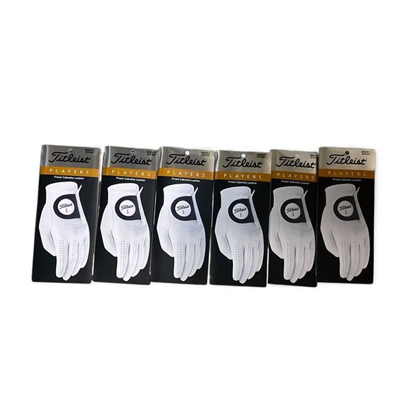NEW -  Fitleist Players Women's Left Medium Pearl Golf Gloves (5pcs)