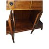 Image 2 : Vintage Wooden Server w/ Woven Cane Panels - approx. 49" x 18" x 35"