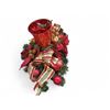 Image 3 : Christmas Decor & Figurines - includes Set of Golden 16" Reindeer Figurines/Animated Santa Claus Fig