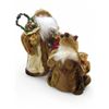 Image 4 : Christmas Decor & Figurines - includes Set of Golden 16" Reindeer Figurines/Animated Santa Claus Fig