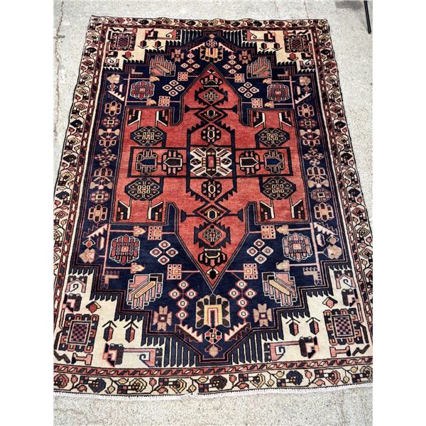 Authentic Handmade Persian Rug - Saveh - Made in Iran - Dimensions: 6.8' Ã— 4.10' ft - No: 