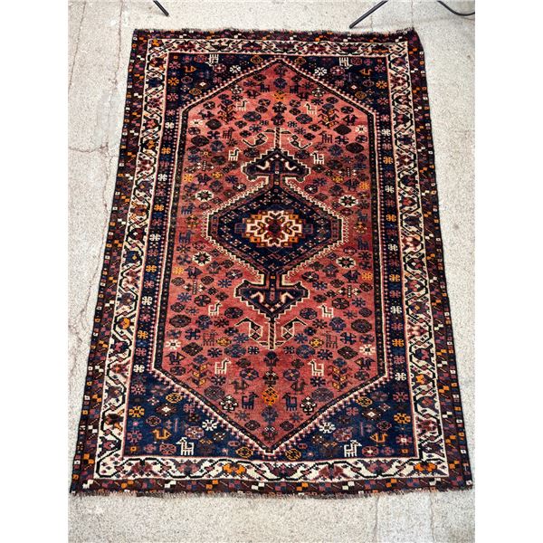 Authentic Handmade Persian Rug - Shiraz - Made in Iran - Dimensions: Size : 6.1' Ã— 4 8' No