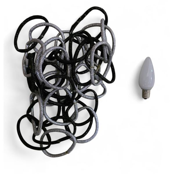 NEW Christmas Deco & Bulbs - includes approx. 15 Boxes of LED Colored Bulbs & 2 Boxes of Garland Gli