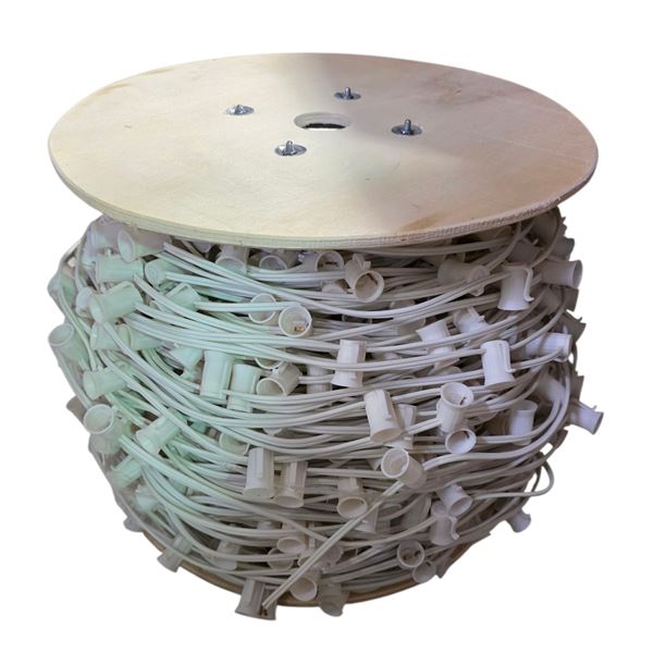 NEW Christmas White Lights Bulbs Cords C9 x 1000 Rolls - x3 Boxes