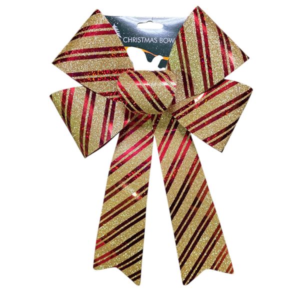 NEW Christmas Deco - includes approx. 72 pcs of Gold & Glitter Gold Bows