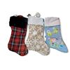 Image 1 : NEW Christmas 20" Assorted Socking - approx. 12 pcs x 4 Boxes White & Gold Socking & More
