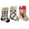 Image 1 : NEW Christmas Assorted Decorative 20" Socking - includes 7 Boxes of approx. 12 pcs each