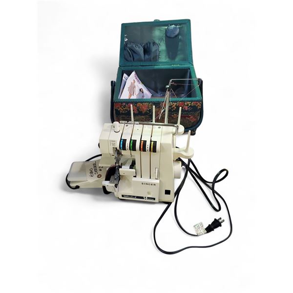 Movie Set Dec Singer Sewing Machine Ultralock 14 U234 - includes Pedal & Accessories