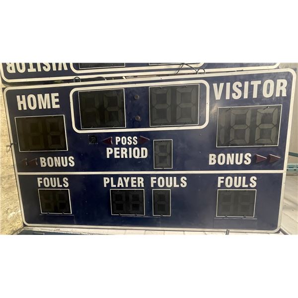 Large Electronic Scoreboard - BB1620-4221 - Approx. H60" x W108" x D4"