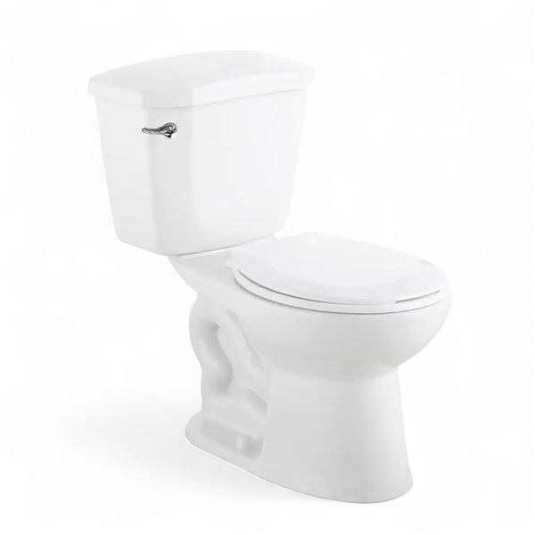 Glacier Bay 2-Piece Single Flush Round Standard Toilet (T-8207-3)