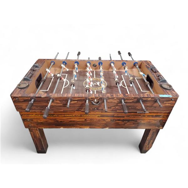 Vintage Premier Soccer Foosball Table - Approx. H35" x W55" x 30"