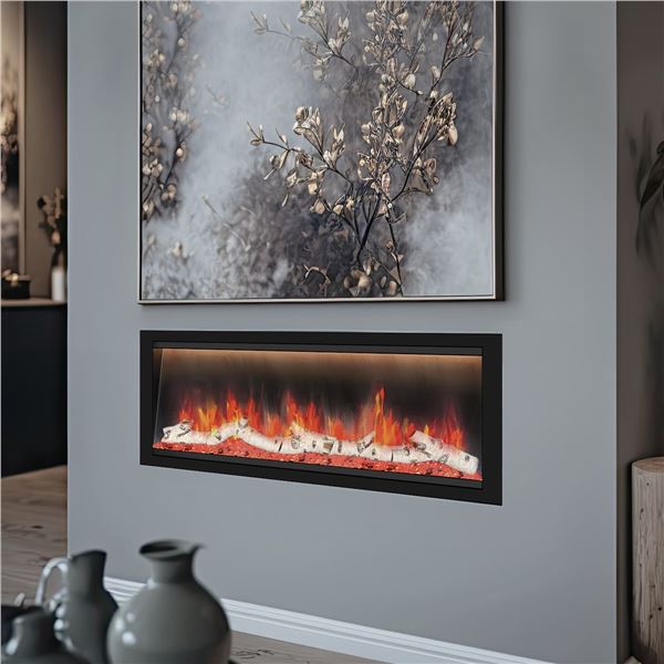 New in Box - Dynasty Allegro 58" Smart Electric Fireplace - RV: $2180 CAD (Model: DY-BFM58)
