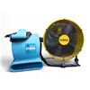 Image 1 : Group of 2: Max Storm Air Mover and DeWalt Heavy-duty Drum Fan (Dia. 19.5") - As Is