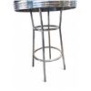 Image 3 : Retro Round Style Bar Table - H41" x Dia. 30" - As Is