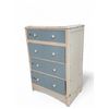 Image 2 : Wooden 4 Dresser with 4 Drawers - H43" x W29" x D18" - As Is