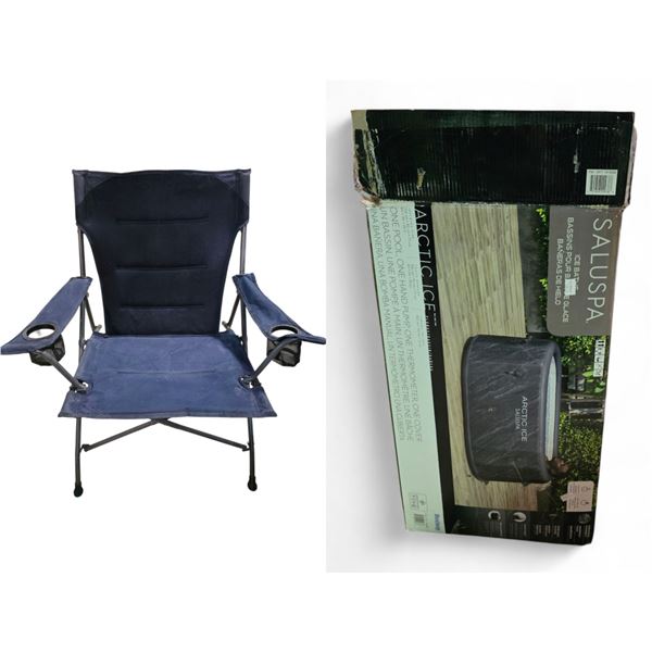 Group of 2 - Arctic Ice Saluspa and Camping Chair