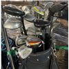 Image 5 : Palermo Golf Cart Bag with Assorted Clubs - Mixed Woods, Irons, and Putters