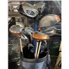Image 2 : PricewaterhouseCoopers (PwC) Blue Golf Bag with Assorted Clubs - Mixed Woods, Irons & Putter