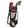 Image 1 : Wilson Vintage Leather Golf Bag with Assorted Clubs