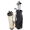 Image 1 : Group of 2 Golf Bags with Assorted Clubs