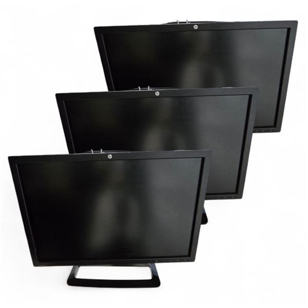Group of 3: HP ZR2440w 24" LED Backlit LCD Monitors