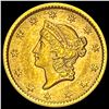 Image 1 : 1853 Gold $1 Liberty Head Type 1 UNCIRCULATED