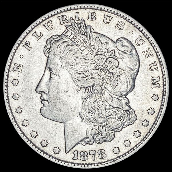 1878 Silver Morgan Dollar NEARLY UNCIRCULATED