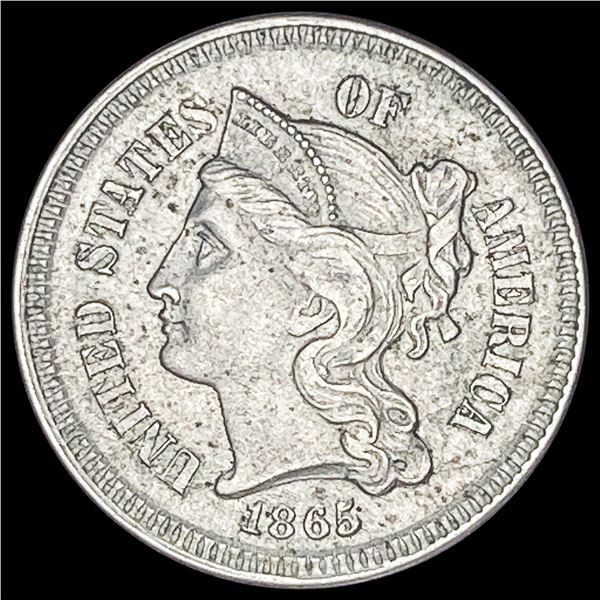 1865 Nickel Three-Cent Piece UNCIRCULATED