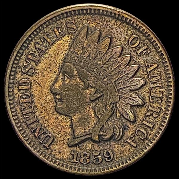 1859 Copper-Nickel Indian Head Cent CLOSELY  UNCIRCULATED