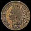 Image 1 : 1859 Copper-Nickel Indian Head Cent CLOSELY  UNCIRCULATED