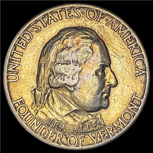 1927 Silver Half Dollar Battle of Bennington  HIGH GRADE